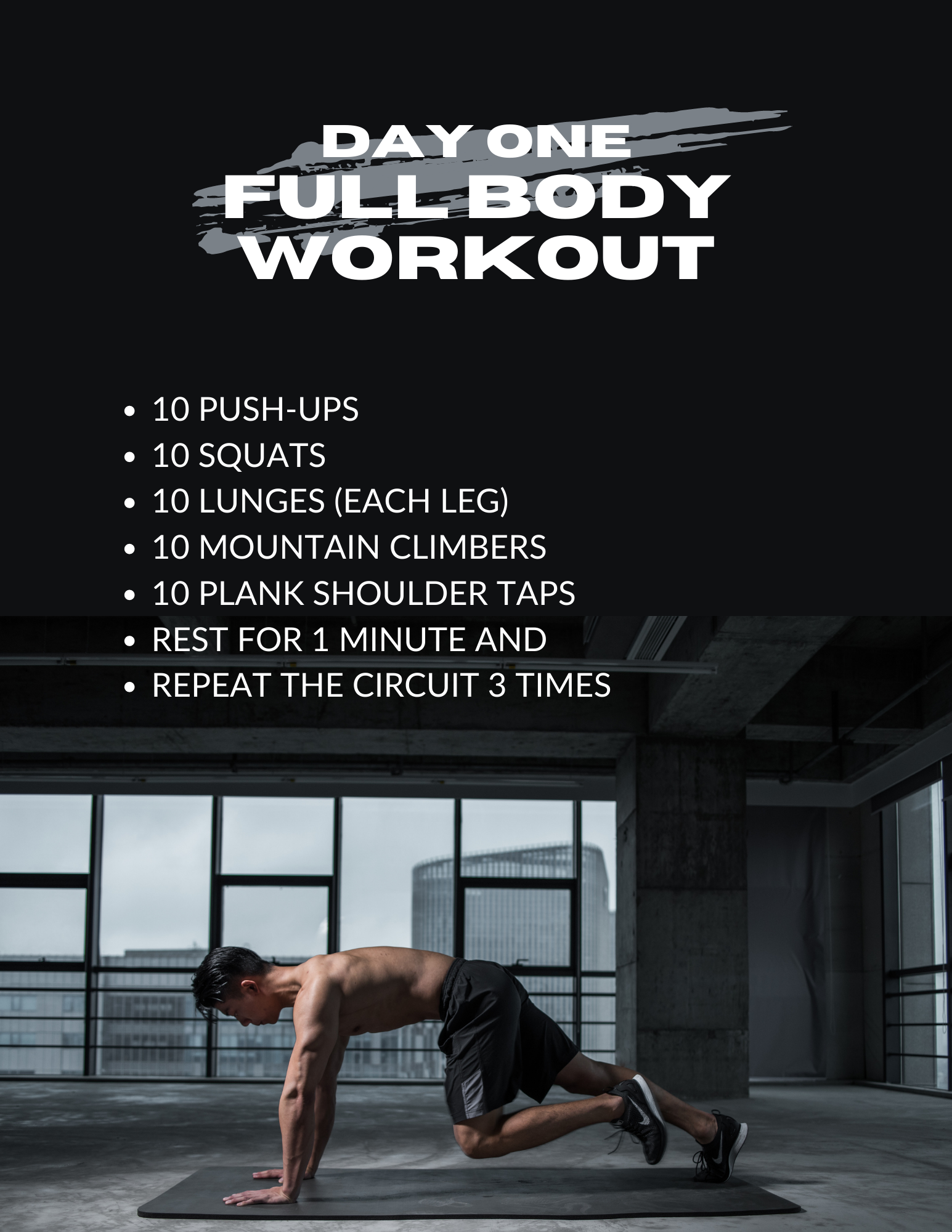 30Day Bodyweight Workout Plan (No Equipment)