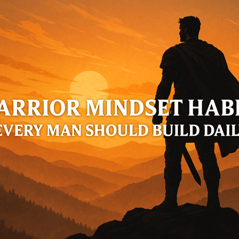 Warrior Mindset Habits Every Man Should Build Daily